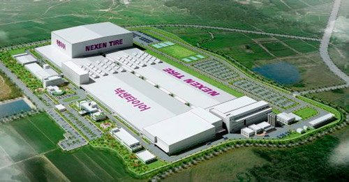Завод по производству шин Nexen в Чехии 