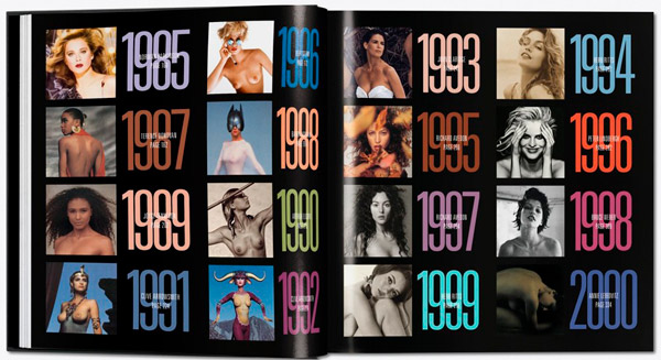 Обложки календарей Пирелли за 1985-2000 гг.