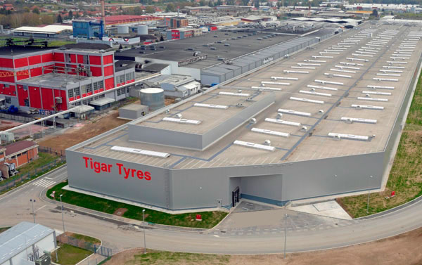 Завод Tigar в Пироте (Сербия)