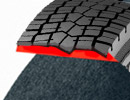 Наварка нового протектора, восстановление шины Tyrex All Steel DR-1