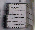 Плечевые блоки с зубчатыми краями шины Ханкук Динапро 08