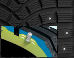 2-слойный протектор шины Michelin Latitude X-Ice North 2+