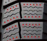 Микропоры шины Michelin latitude-ice xi2