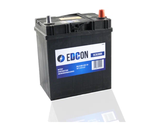 Аккумулятор EDCON 35Ah 300A (187/127/227) обр. полярн. DC35300R