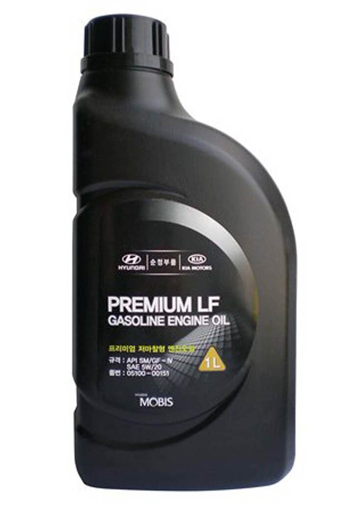 Масло моторное Hyundai Premium LF Gasoline 5W-20, 1л