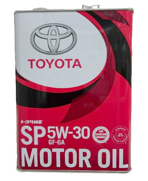 Масло моторное TOYOTA Motor Oil  SP/GF-6 5W-30 4 л, 08880-13705