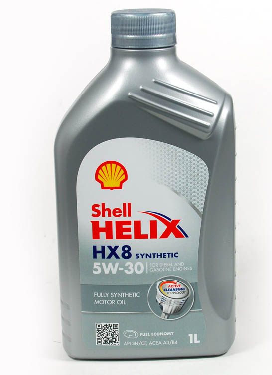Масло моторное SHELL Helix HX8 Synthetic 5W30 1л