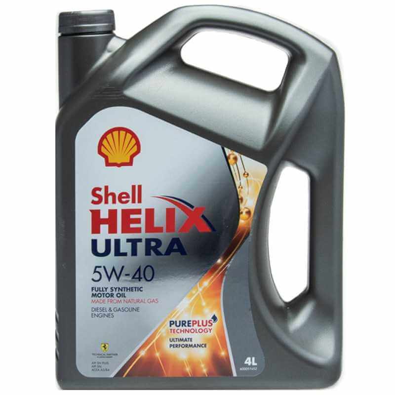 Масло моторное SHELL Helix Ultra 5W-40 4л
