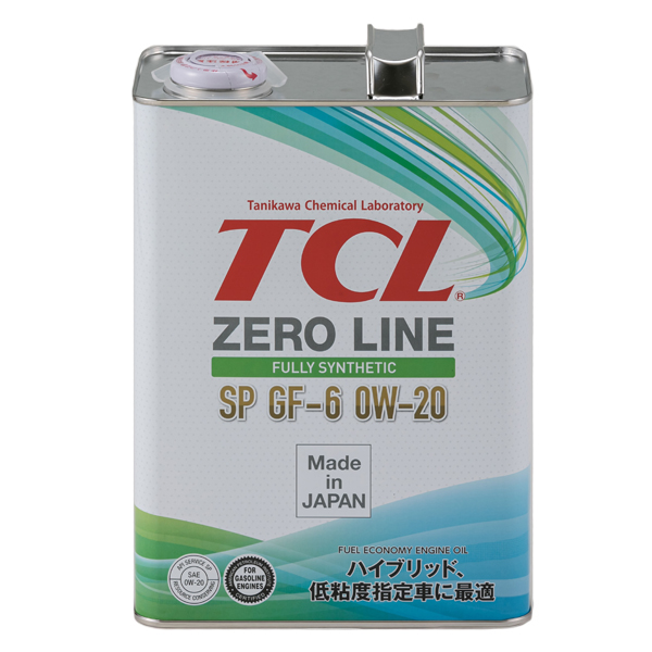 Масло моторное TCL Zero Line 0W20 SP, GF-6 4л