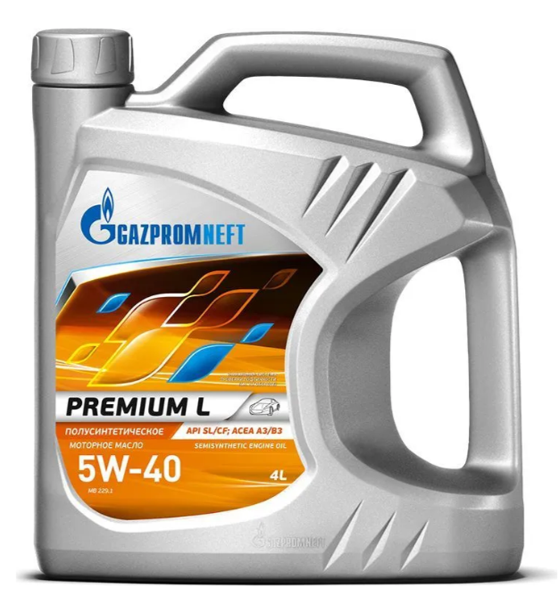 Масло моторное Gazpromneft Premium L 5W-40, 4л